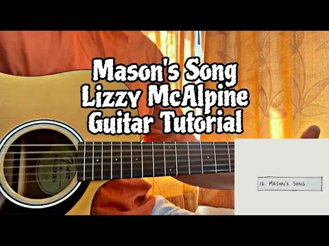 Mason's Song - Lizzy McAlpine // Easy Guitar Tutorial with Chords (How to play)