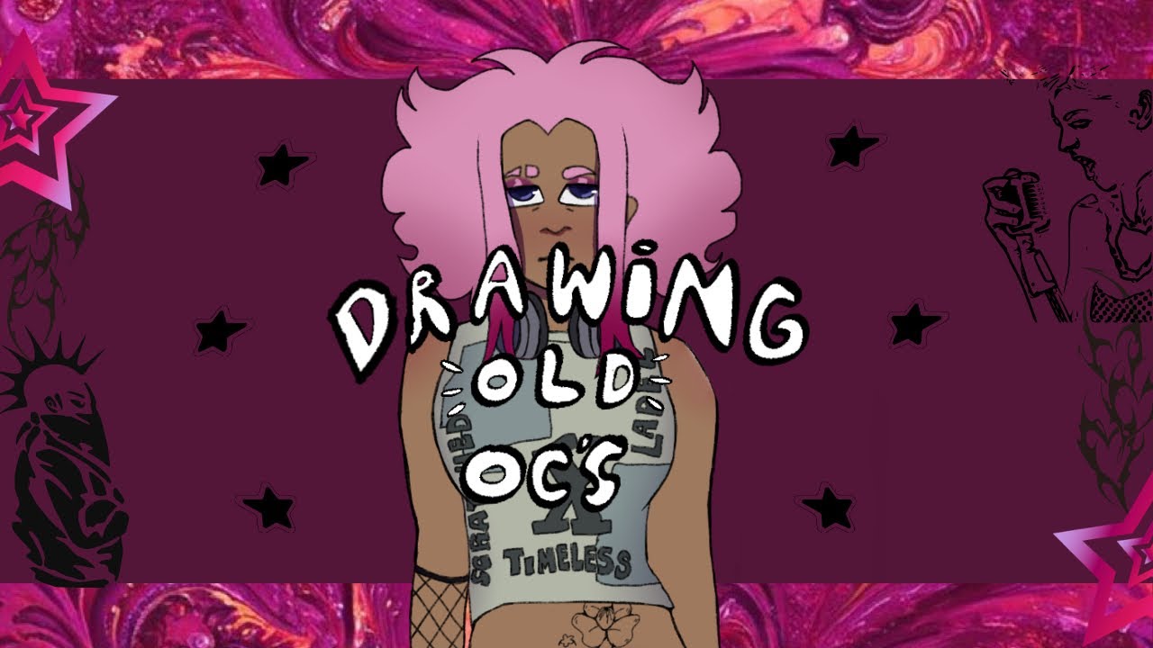 Redrawing My Old OCs!|| SpeedPaint + Commentary - YouTube