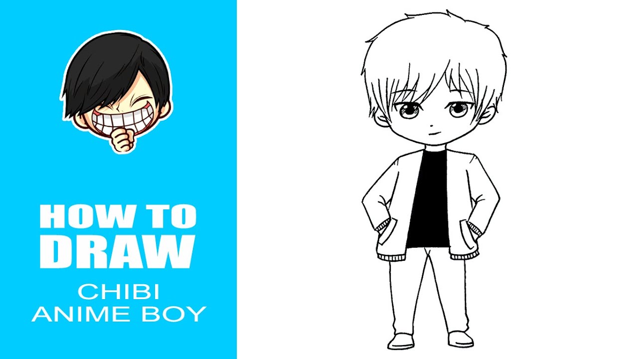 Chibi Boy with Blue Hair - wide 8