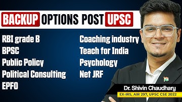 Life Beyond UPSC | Realistic and Rewarding Backup Options |
