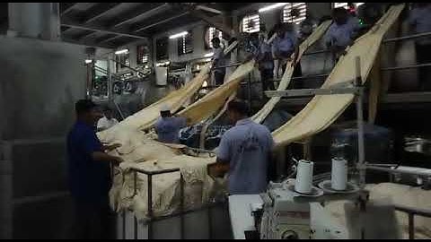 viscose Fabric Loading in a Knit Dyeing Machine