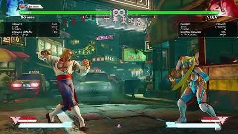 STREET FIGHTER V (BETA) Mika Vtrigger Combo