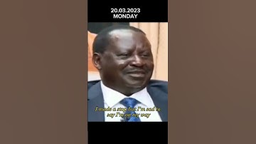 Thumbnail of Raila odinga singing Jamaica farewell