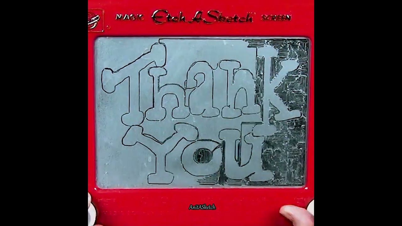 How to use an Etch a Sketch