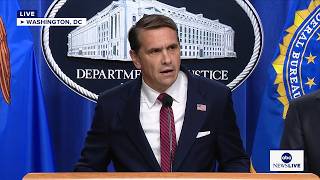 LIVE: Acting AG Todd Blanche holds news conference