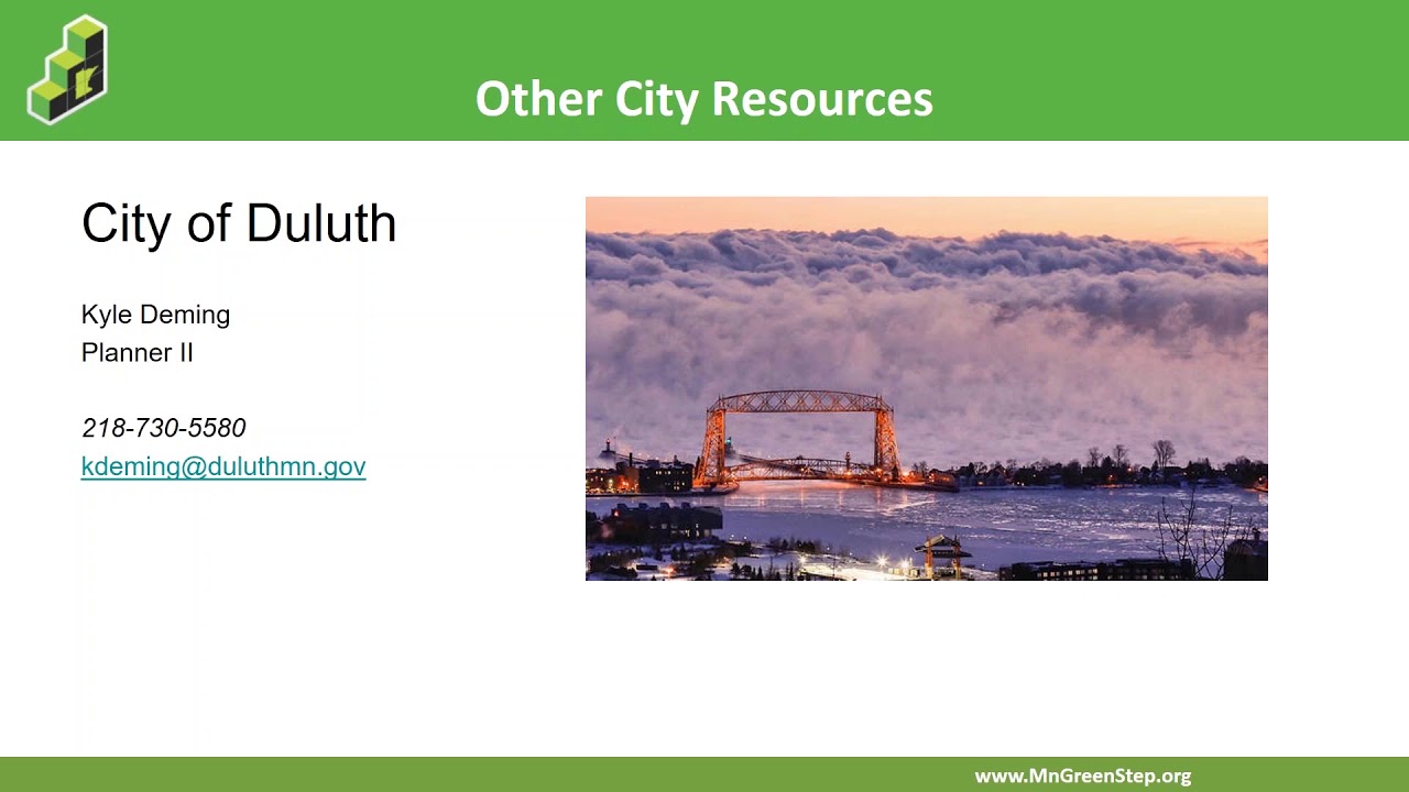 MN GreenStep Cities Green Building Policies YouTube