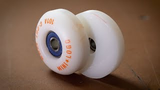 WE CUT SKATEBOARD WHEELS IN HALF AND THIS HAPPENED