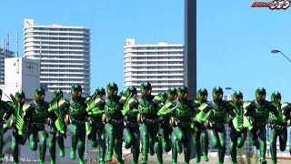 Kamen Rider Ooo Gatakiriba Vs Piranha Yummy Debut Scene 