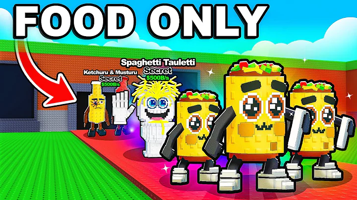 $0 to $1 TRILLION with FOOD ONLY Brainrots