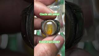 Cincin akik yakut yelow #batuakik #gemstone #agatejewelry #agatecollector #crystals
