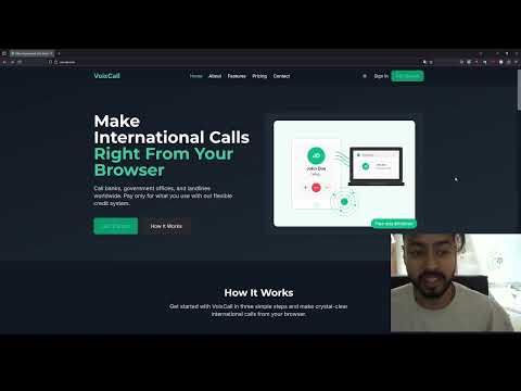 VoixCall Demo: Make International Calls From Your Browser