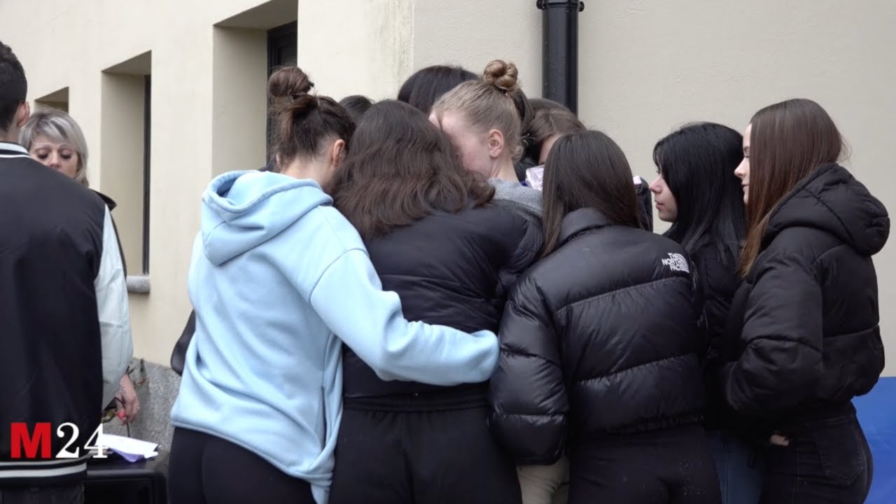 L'omaggio a Giada e Alessio a Mesenzana