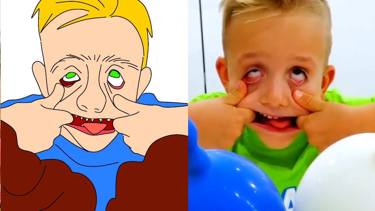 Vlad and Nikita play Hide and Seek - cartoon funny drawing meme - YouTube