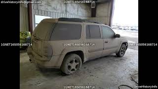2005 Chevrolet Trailblazer Ext Ls VIN 1GNET16S056168714