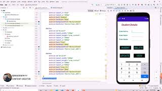CRUD Application using Android Studio. #androidstudio #android  #androidapplication #programming
