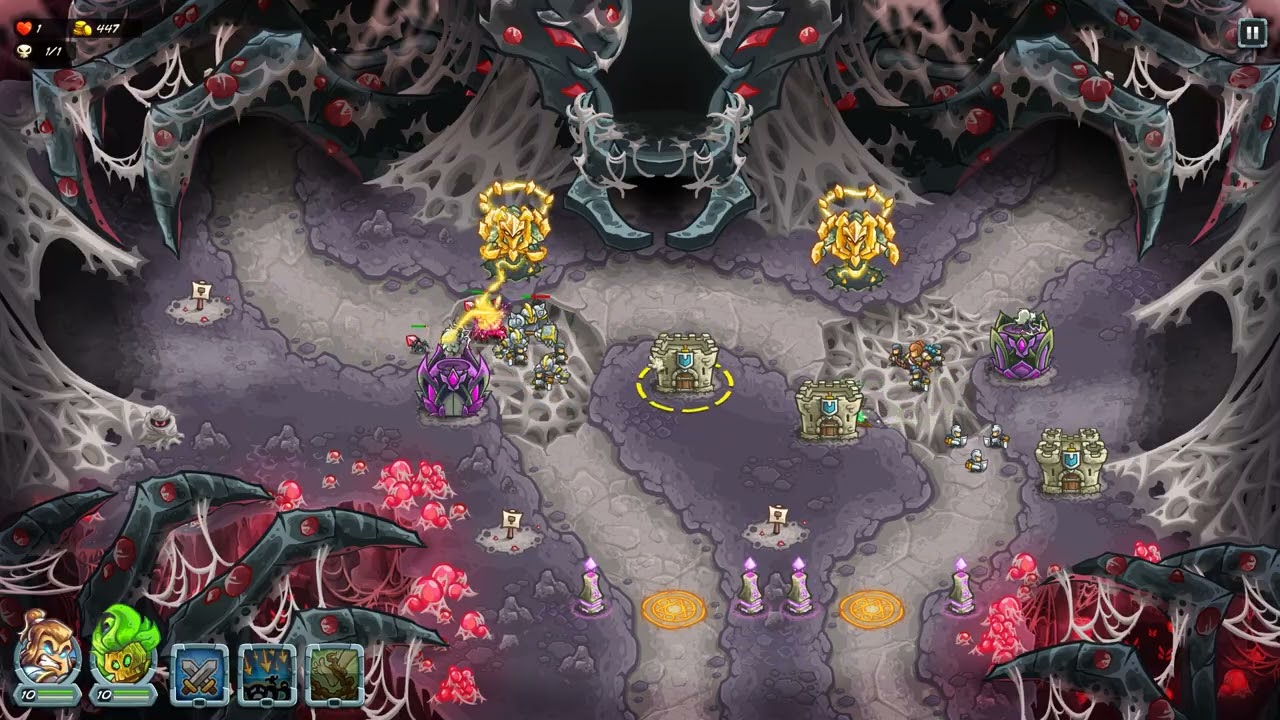 Kingdom Rush Alliance THE FORGOTTEN THRONE [impossible] [iron