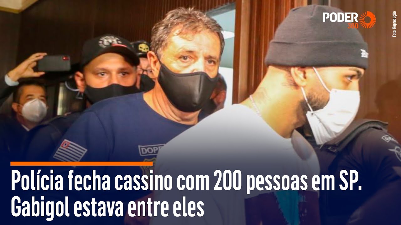 Gabigol é flagrado em aglomeração de cassino clandestino, em São Paulo