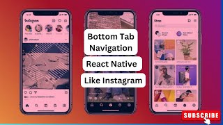 Instagram Style BottomTab Navigation in React Native: A Complete Tutorial in Tamil
