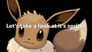Evolution of Eevee sprites