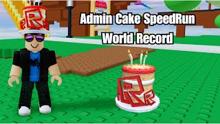 Roblox admin cake speedrun world record (1:52)