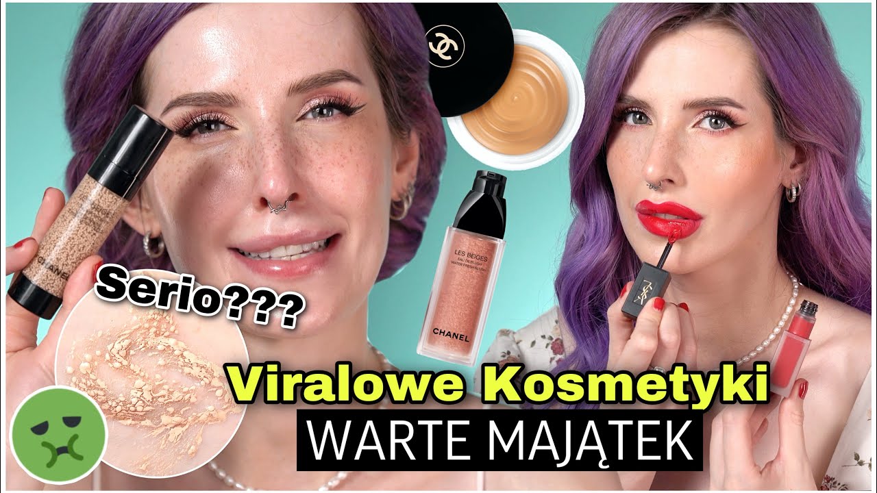 Podkład Chanel przyprawia o mdłości🥴- Testuje EKSKLUZYWNE kosmetyki, które stały się Viralem🫠
