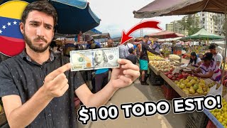 ¡Mercado con 100 DÓLARES en Venezuela! | ¿Que le pasa a estos precios? 🇻🇪