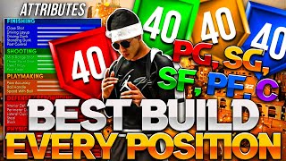 BEST BUILD FOR EVERY POSITION NBA 2K22 NEXT GEN! BEST BUILD 2K22 NEXT GEN! TOP 5 BEST BUILDS 2K22!