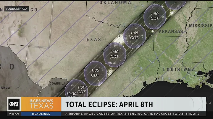 Once-in-a-lifetime total eclipse will sweep over Texas April 8