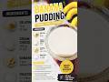 🍌 Banana Pudding | Easy Healthy Dessert