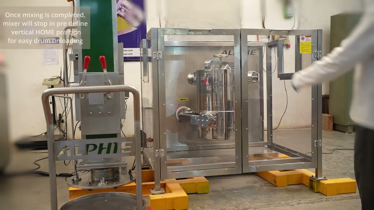 Alphie Production Capacity GMP construction mixer with lifter