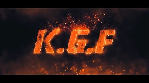 K.G.F CHAPTER 2 | Title Recreation | After Effects Project |