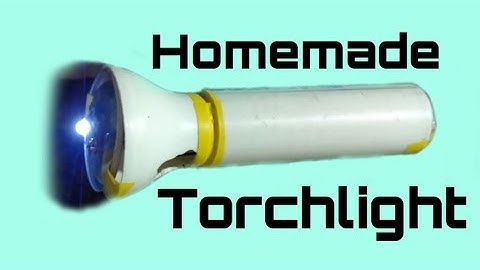 PVC pipe and old LED light দিয়ে Torchlight make⚡⚡at home
