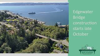 Edgewater bridge replacement begins October 2024