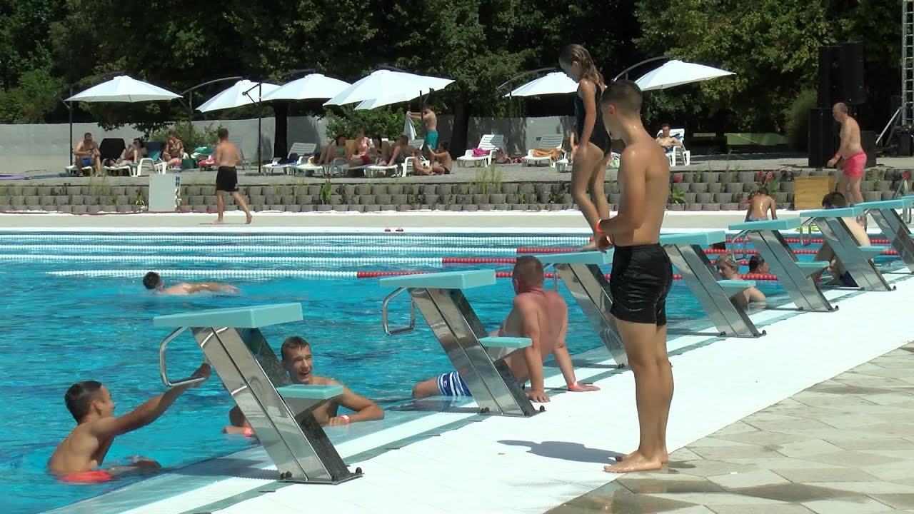 Otvoreni bazeni na osječkoj Copacabani