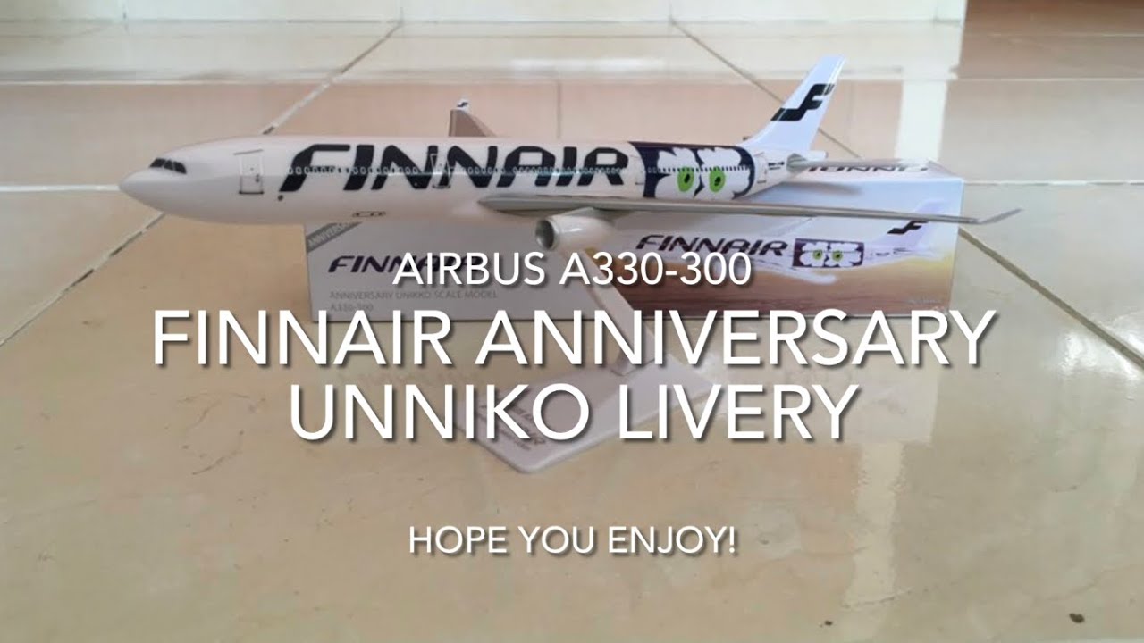 Finnair Airbus A330-300 Anniversary UNNIKO livery Scale 1:250