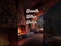 Warmth You Need During Frozen Nights #fireplace #relaxation #winterambience