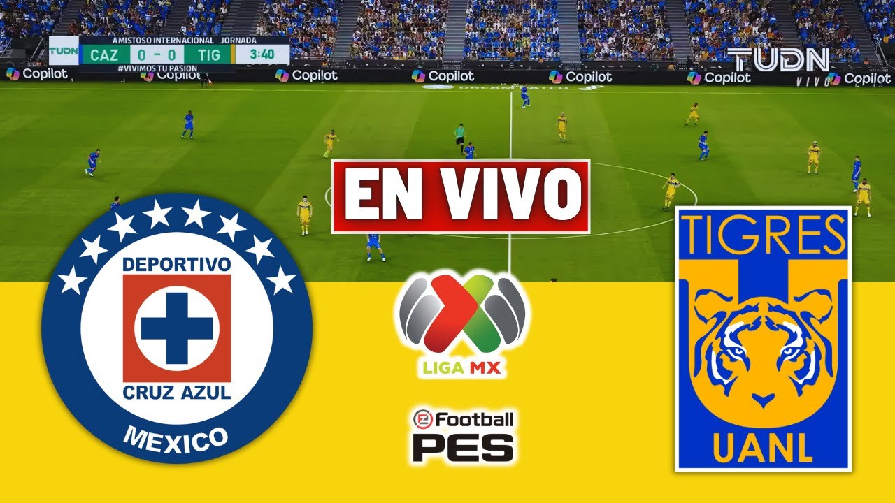 🔴EN VIVO Cruz Azul vs. Tigres UANL Semifinales Liga MX Apertura 2025 ...