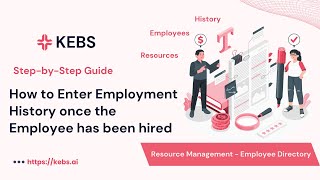 How to Enter Employment History in KEBS Resource Management - Step by Step guide | PSA Tool | Q2C