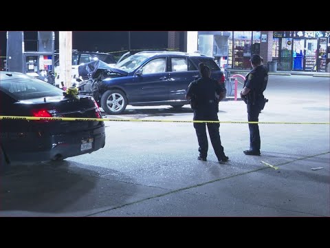 Man found dead with gunshot wound after crashing into gas pump in SW ...