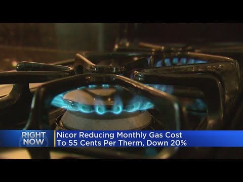 Nicor Reducing Monthly Gas Cost Tuesday