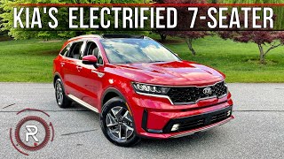 The 2021 Kia Sorento Hybrid is an Efficient Turbo-Electric 3-Row Family SUV