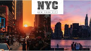 New York City Sunset Walk 2025 - Manhattan 4K NYC Walk
