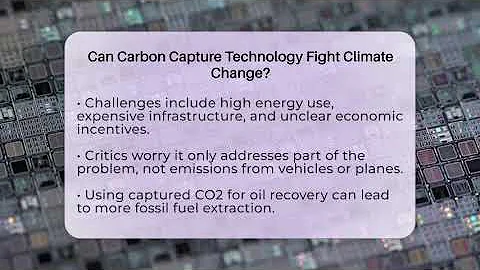 Can Carbon Capture Technology Fight Climate Change? - Talking Tech Trends