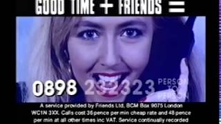 90&#39;s UK TV Adverts - Late Night Chat Line Ads