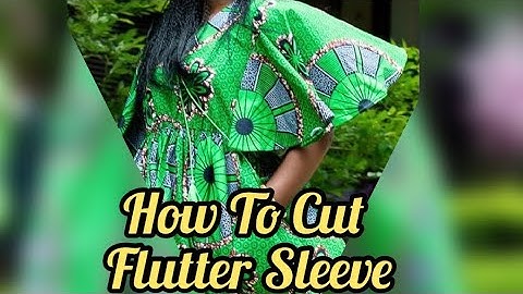 How To Cut Flutter Sleeve