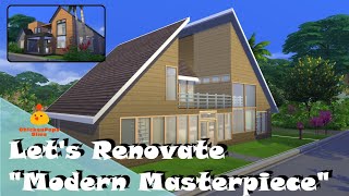 The Sims 2 to The Sims 4 - Let's Renovate "Modern Masterpice" - Speedbuild