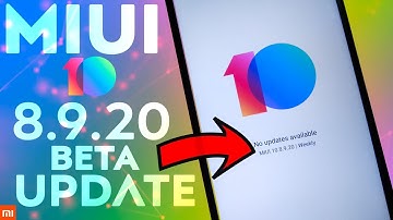 Miui 10 8.9.20 Global beta update for all Xiaomi Devices ! Redmi Note 5PRO/Redmi Note 4