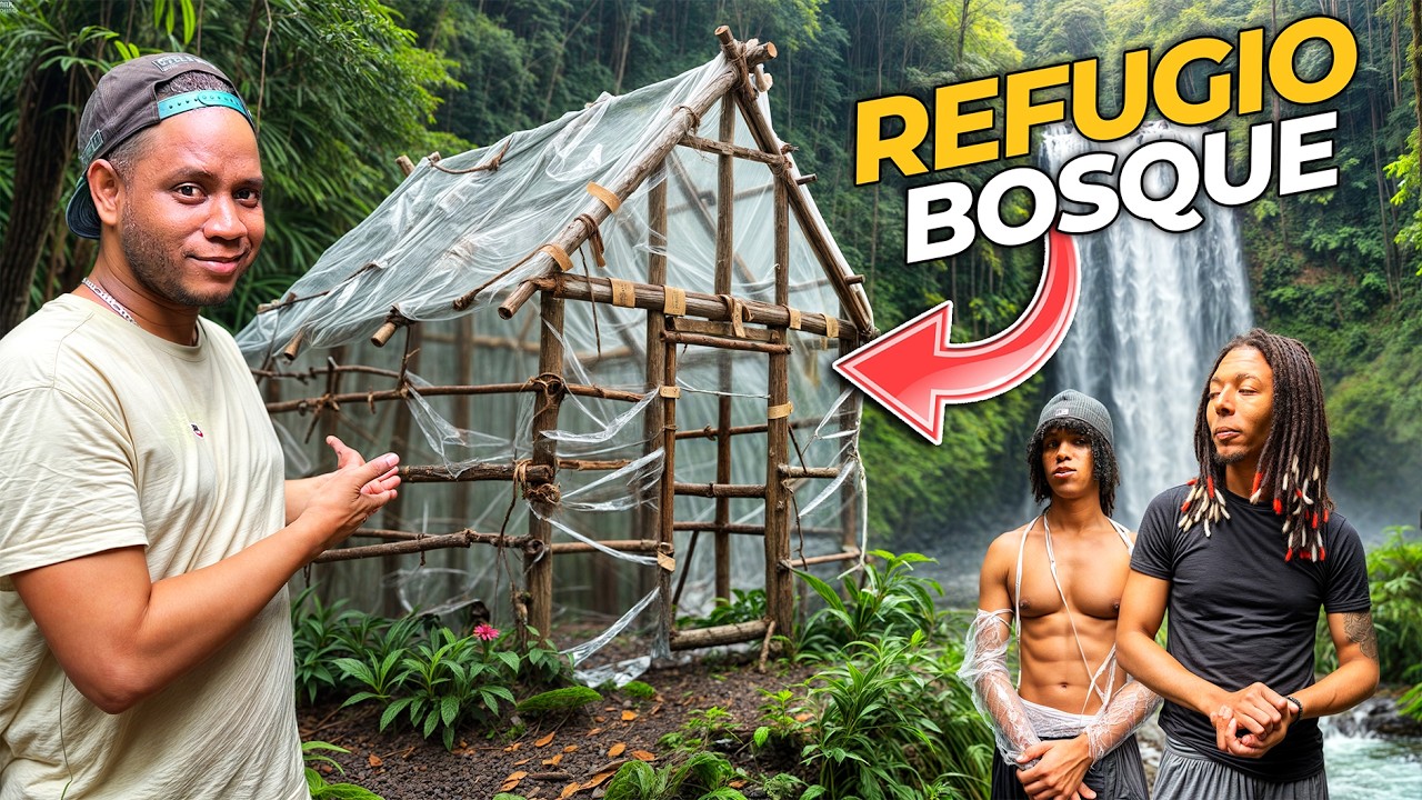 Construimos una Casa de Plastico en la Selva