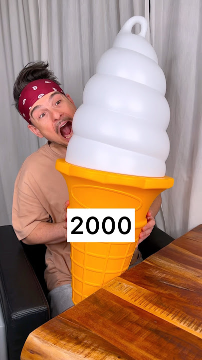What ICE CREAM SIZE would you choose?😅❤️🍦| CHEFKOUDY