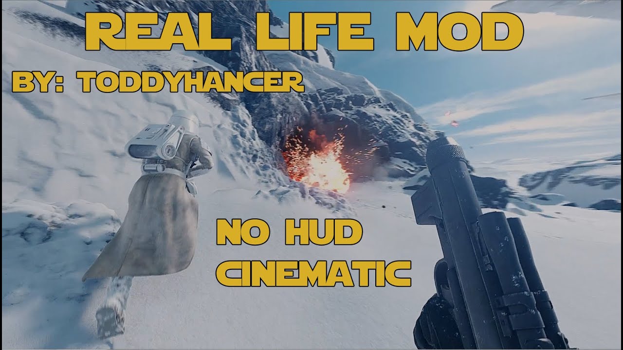 TODDYHANCER REAL LIFE MOD CINEMATIC - "Ice" STAR WARS: BATTLEFRONT